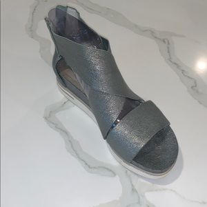 Eileen Fisher Sport Metallic Leather Sandals